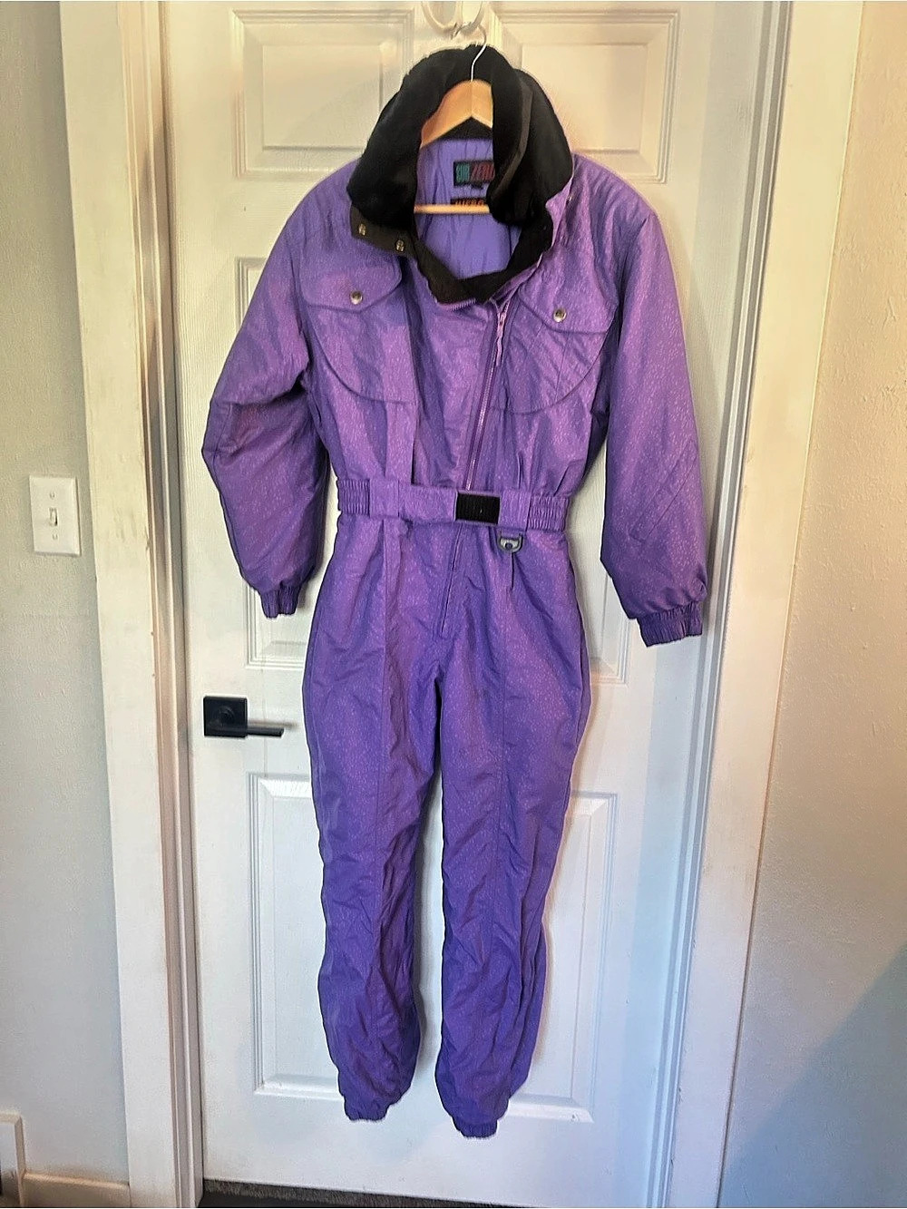Sub Zero Micro Purple Ski Jumpsuit Size 8